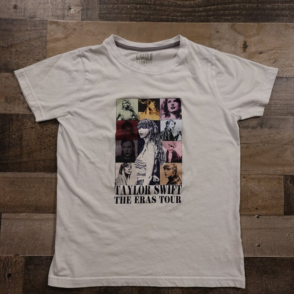 Taylor Swift The Eras Tour Graphic T-Shirt‎ Youth XL White